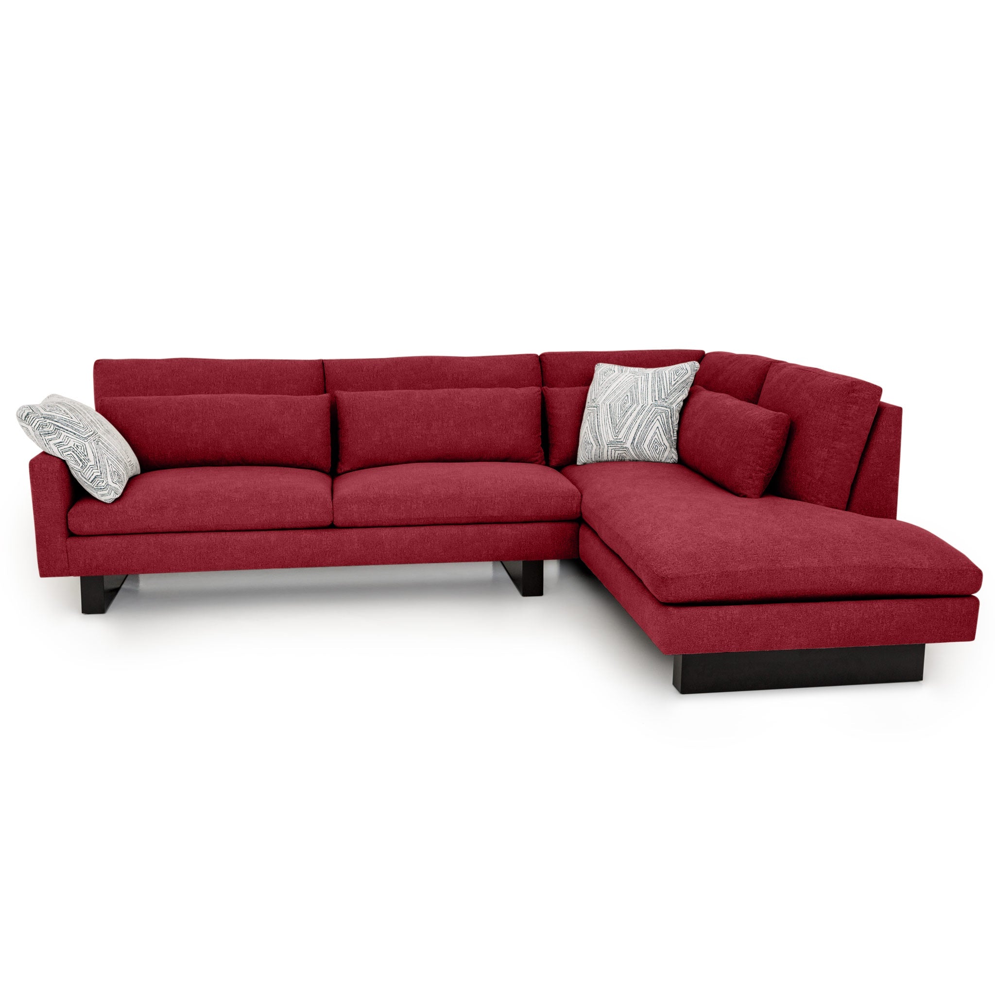 Spalding Sectional - Portland Berry