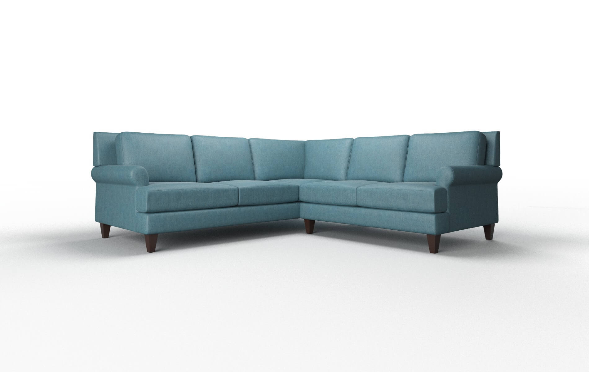 Seneca Sectional - Cosmo Teal