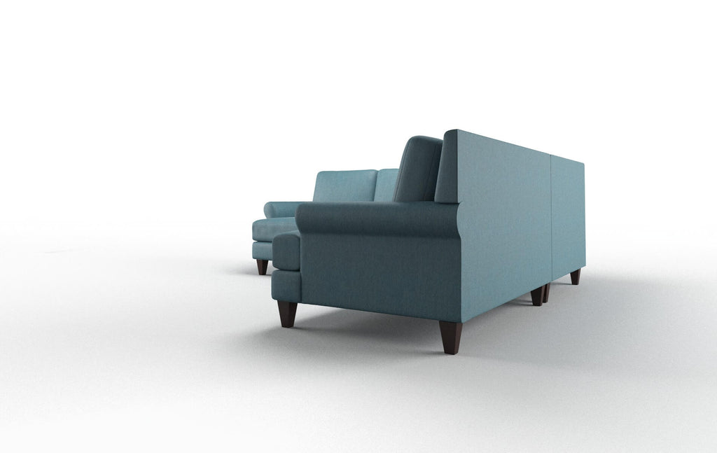 Seneca Sectional - Cosmo Teal