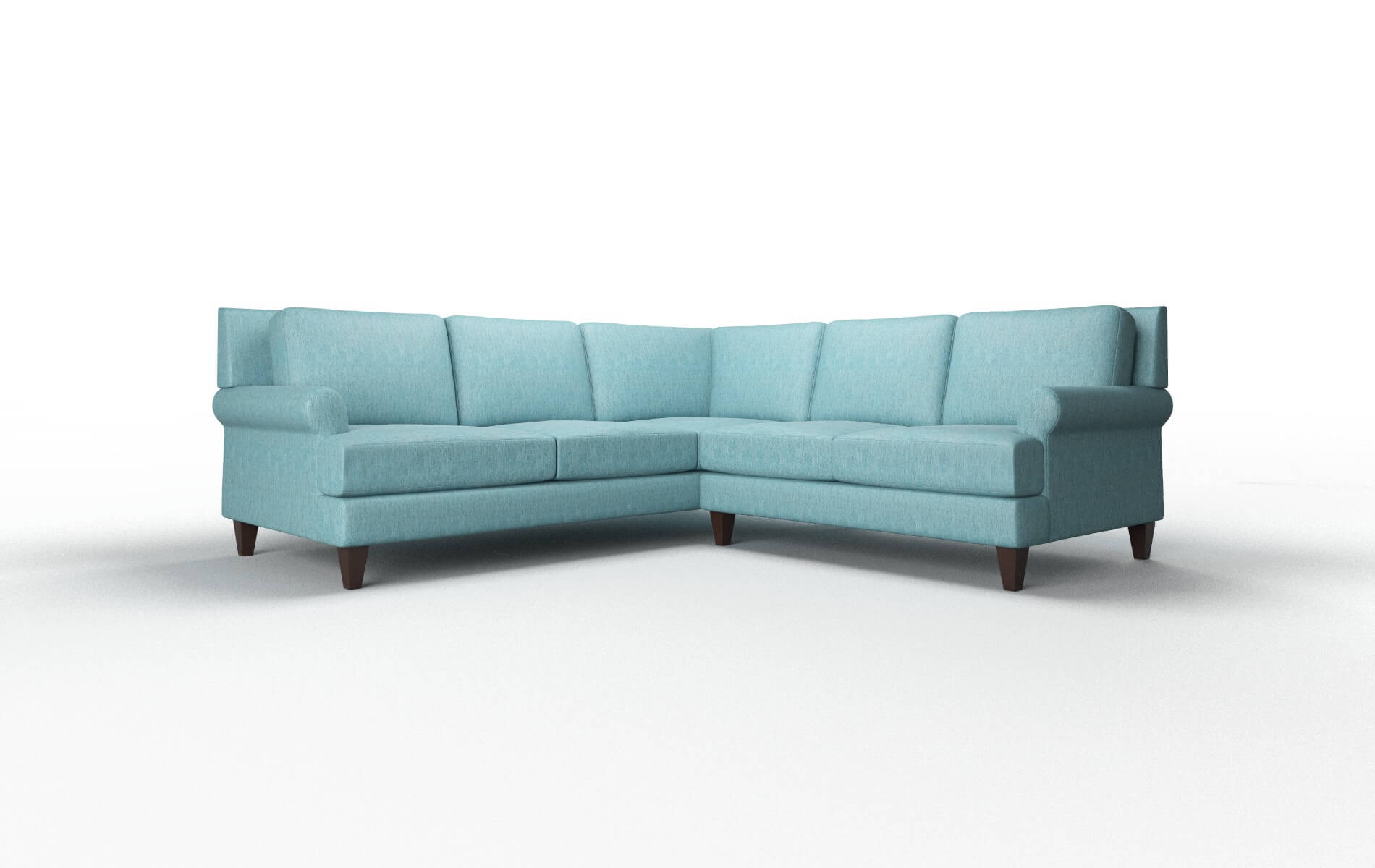 Seneca Sectional - Cosmo Turquoise