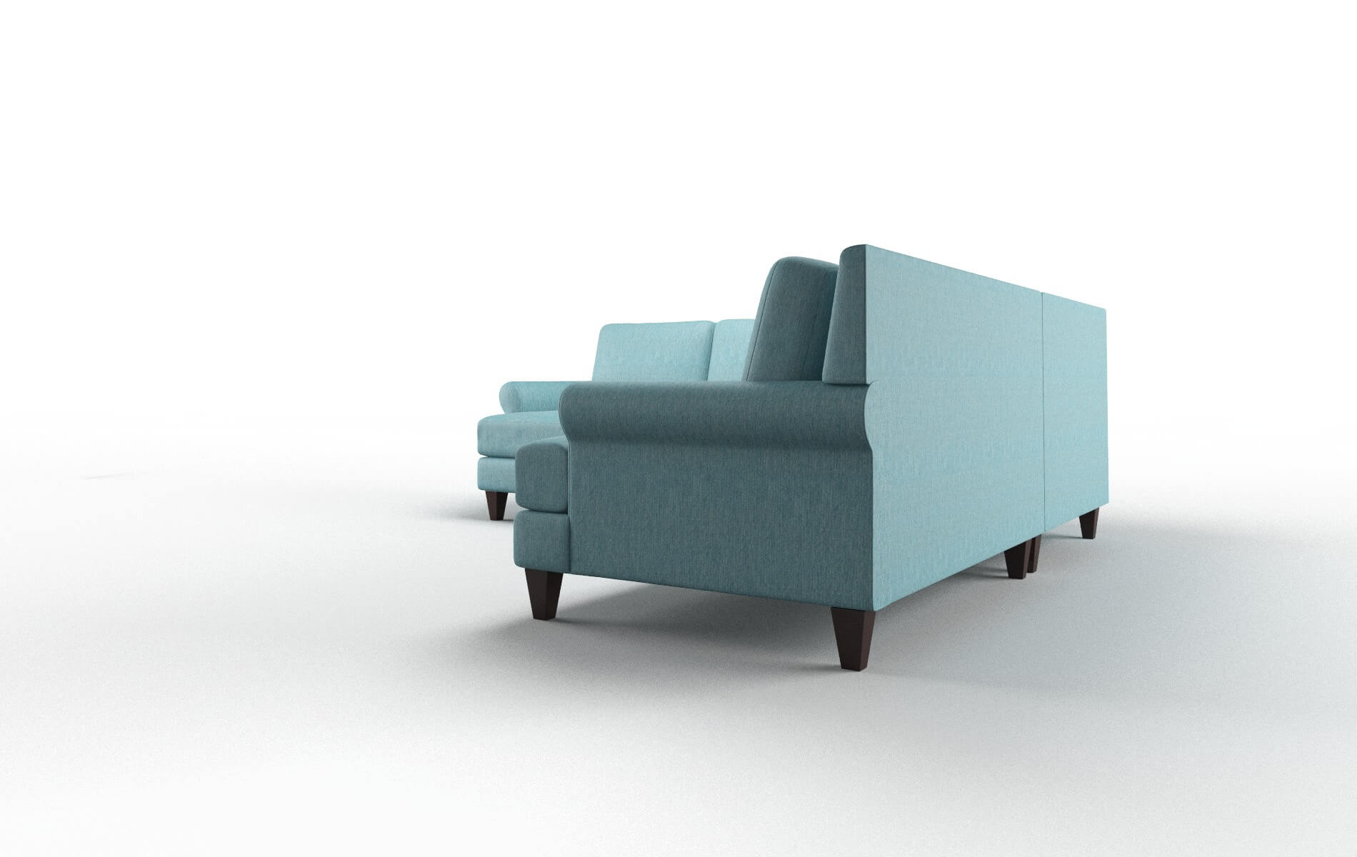 Seneca Sectional - Cosmo Turquoise