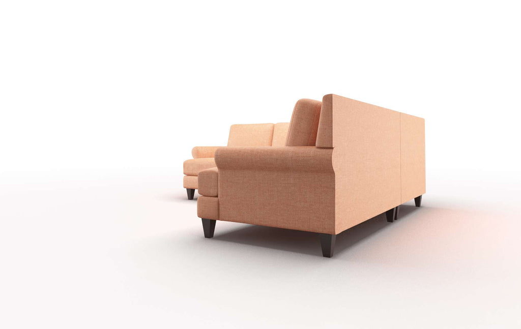 Seneca Sectional - Hepburn Appricot