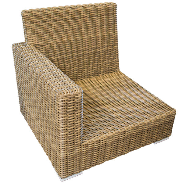 Aspen 5 Piece Sectional - Outdoor Wicker - - Greathouse