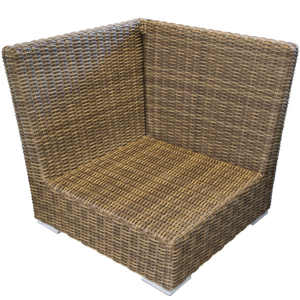 Aspen 5 Piece Sectional - Outdoor Wicker - - Greathouse