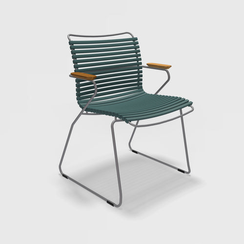 Click Outdoor Dining Arm Chair - Aluminum - - Greathouse