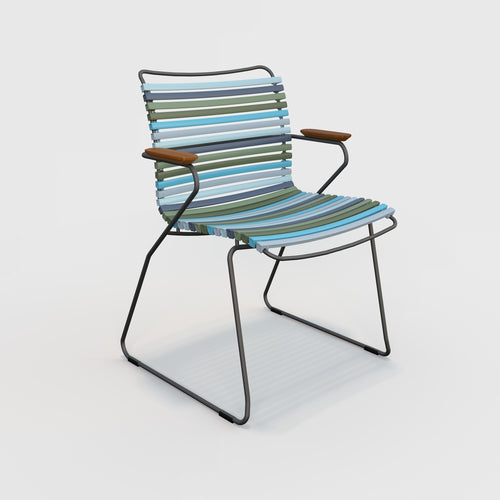 Click Outdoor Dining Arm Chair - Aluminum - - Greathouse