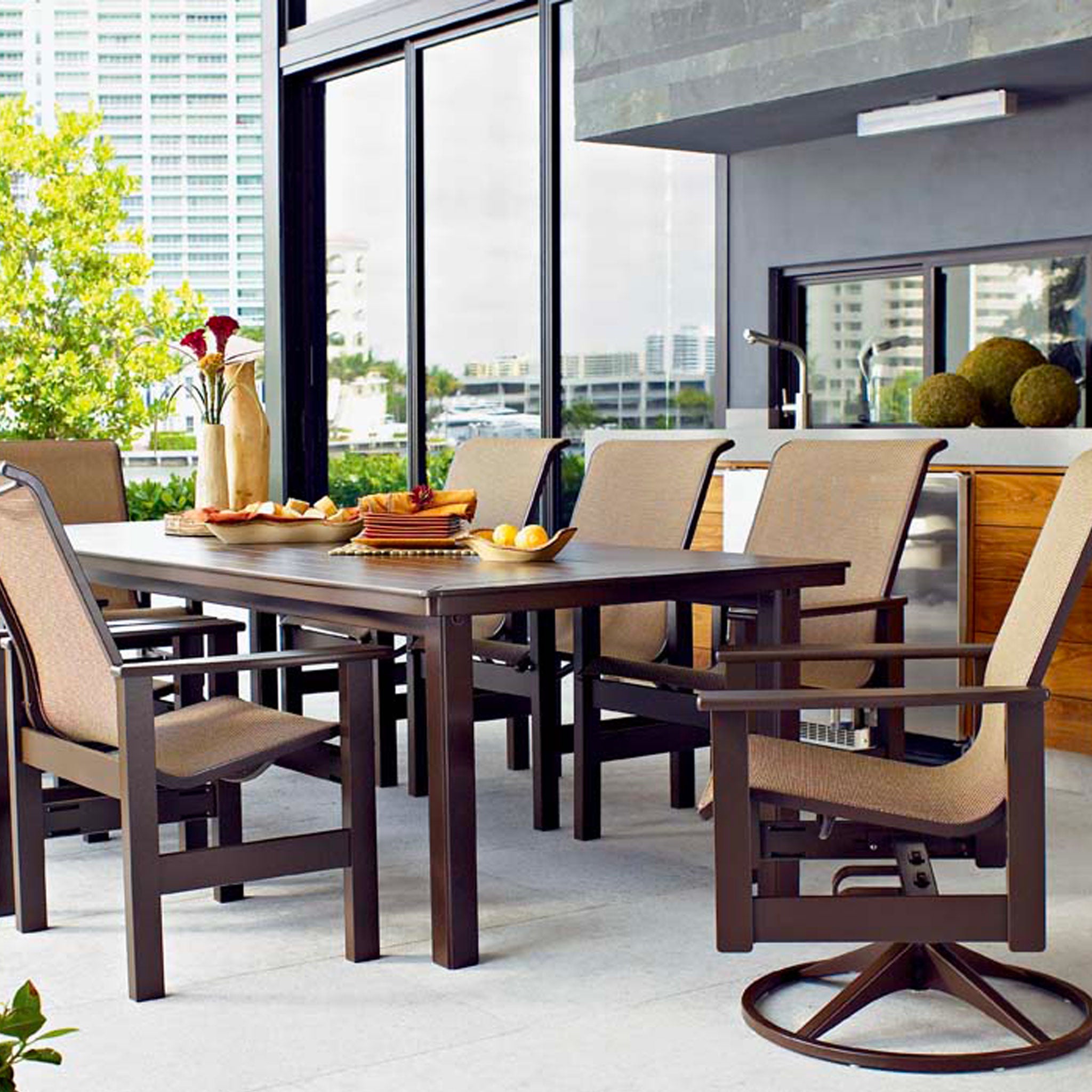 84" MGP Rectangular Outdoor Dining Table