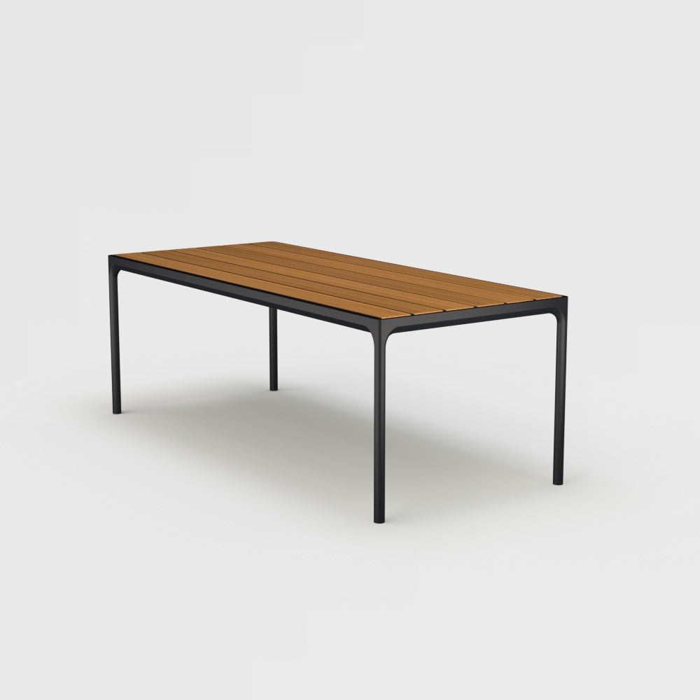 Four 82" Rectangular Dining Table