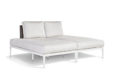 Stevie Double Chaise with Wrap Around Cushion