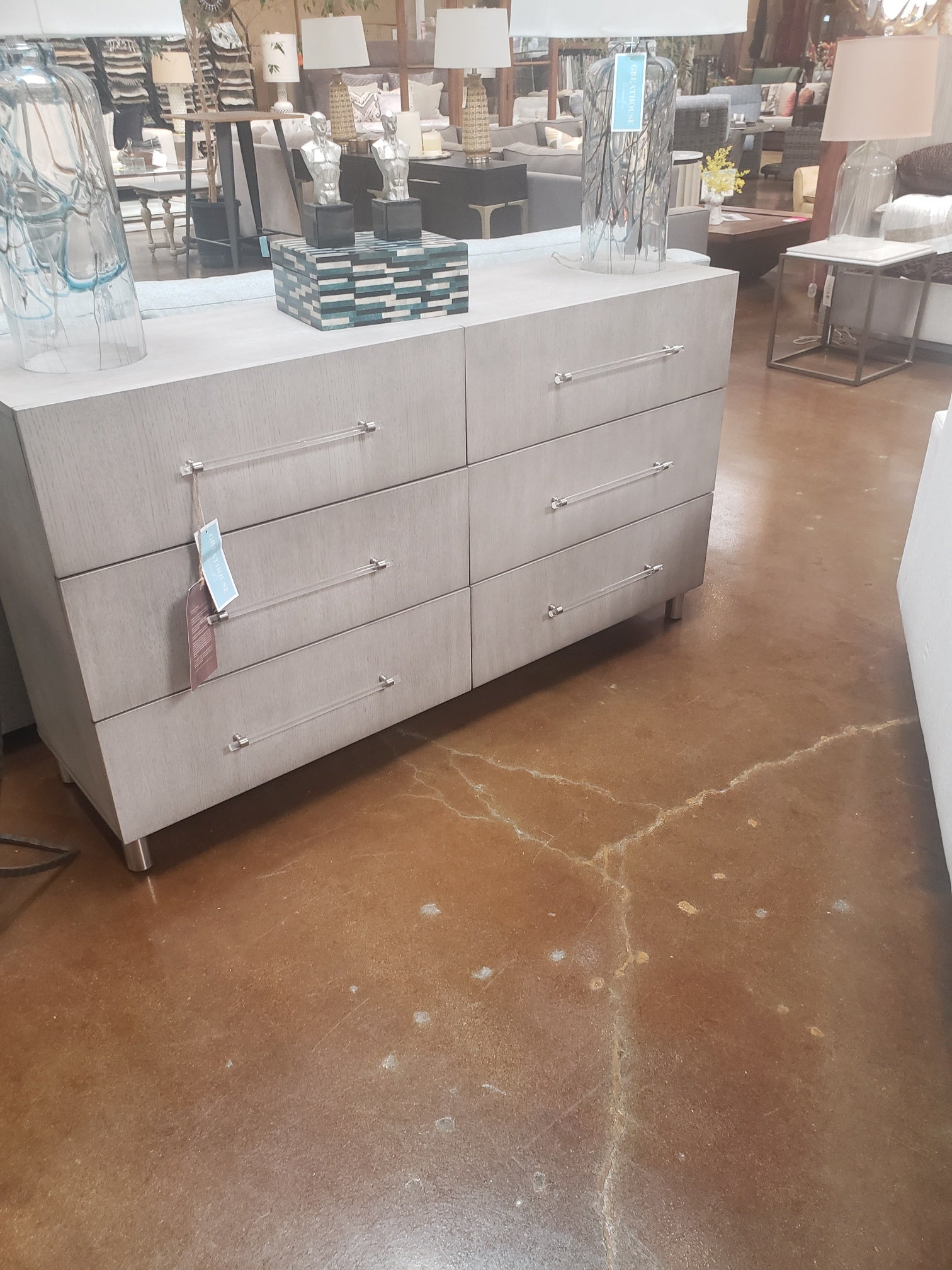 SOLD:  Argento Cal King Bed Set - Floor Model Sale