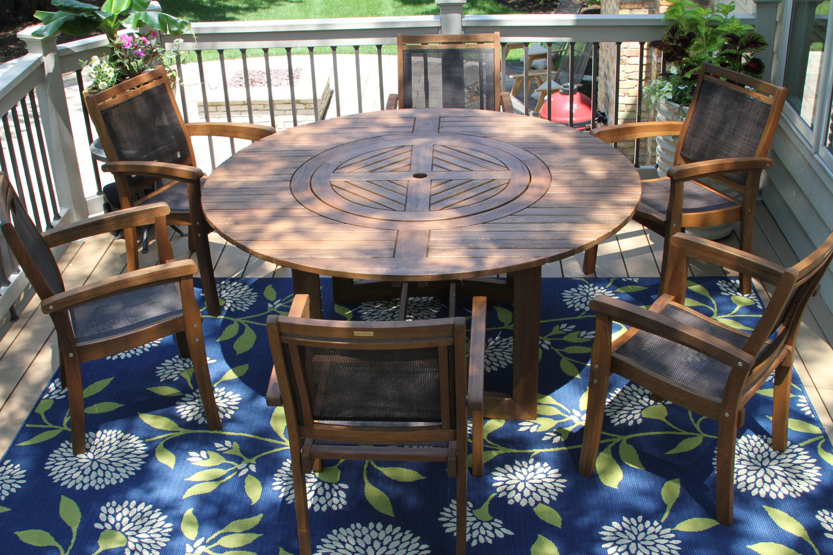 La Jolla 7 Piece Round Dining Set - SAVE 25%