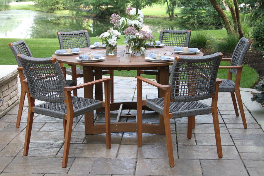 La Jolla 7 Piece Round Dining Set - SAVE 25%