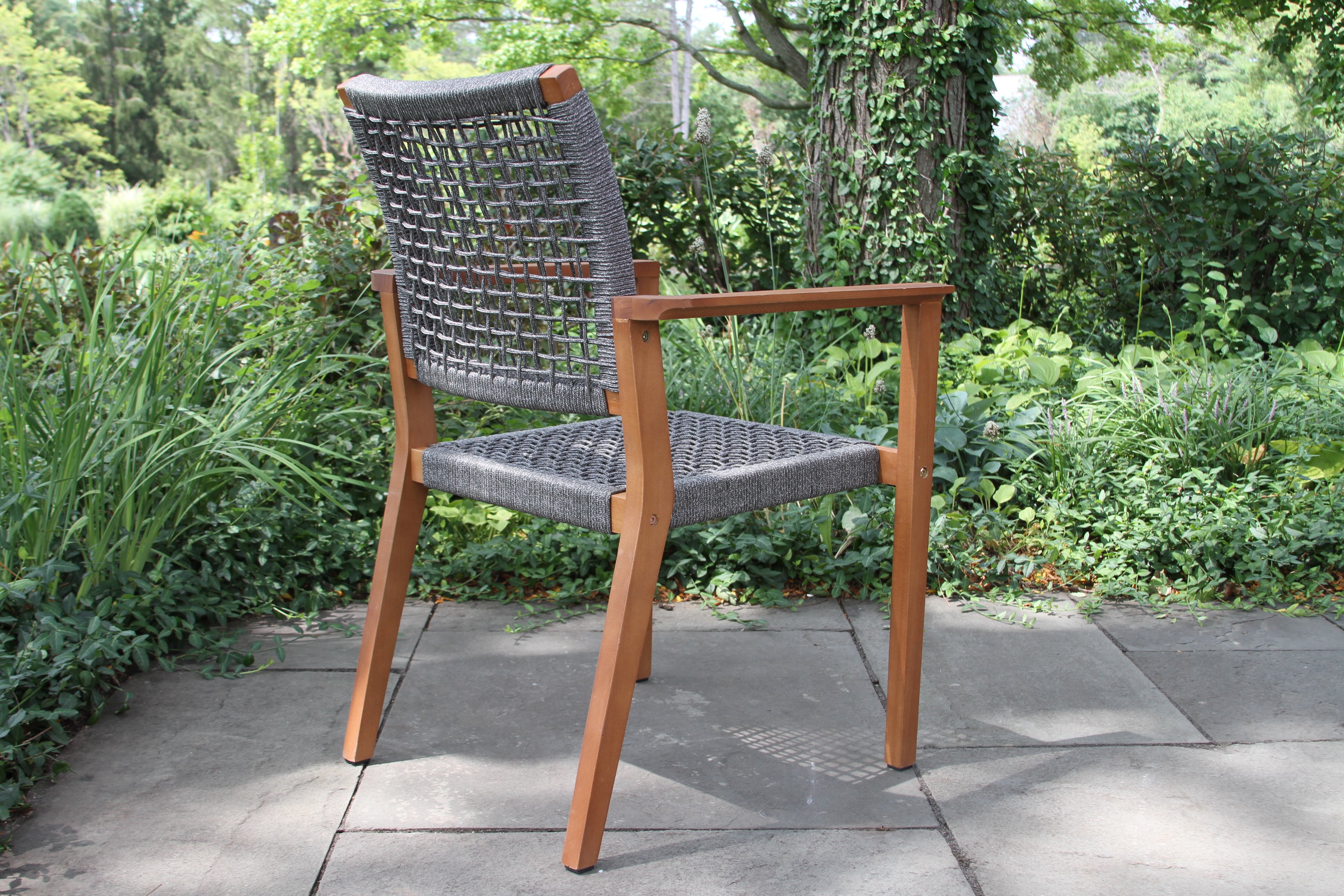 Bird Rock Stacking Dining Chair - Gray