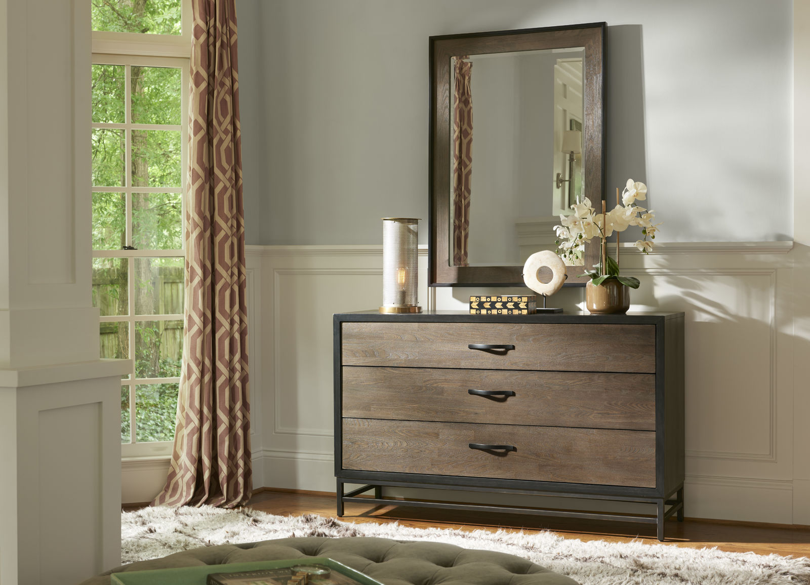 Spencer Dresser in Chalkboard and Backpack Finish