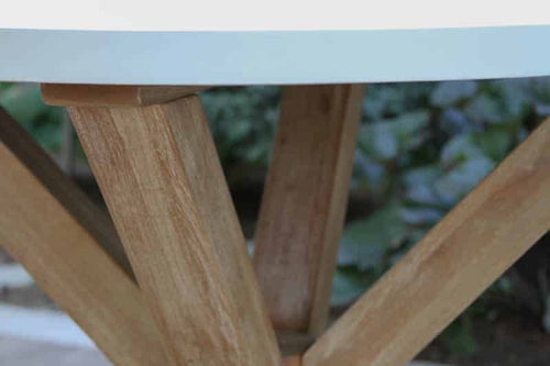 La Jolla Wash 48" Round Dining Table - Outdoor - - Greathouse