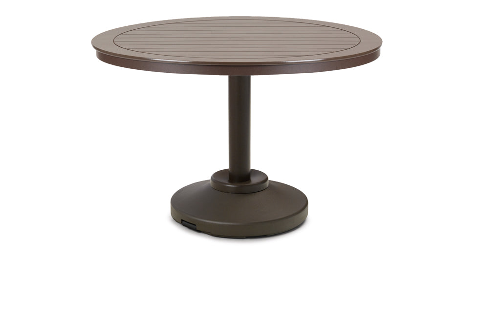 48" MGP Round Pedestal Dining Table - Marine Grade Polymer - - Greathouse