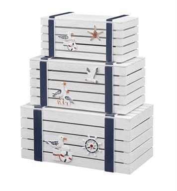 Nesting Trunks 3 Piece - accent pieces - - Greathouse