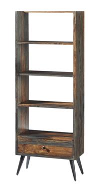 Sheesham 1 Drawer Bookcase - accent pieces - - Greathouse