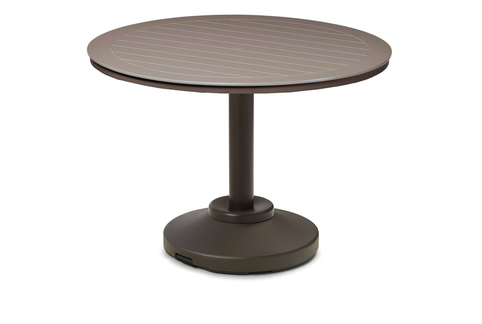 MGP 54" Round Pedestal Dining Table - Marine Grade Polymer - - Greathouse