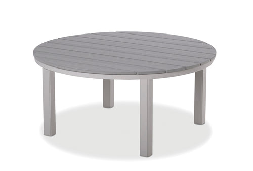 54" Rustic MGP Round Dining Table - Marine Grade Polymer - - Greathouse