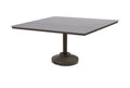 36" Rustic MGP Square Pedestal Dining Table - Marine Grade Polymer - - Greathouse