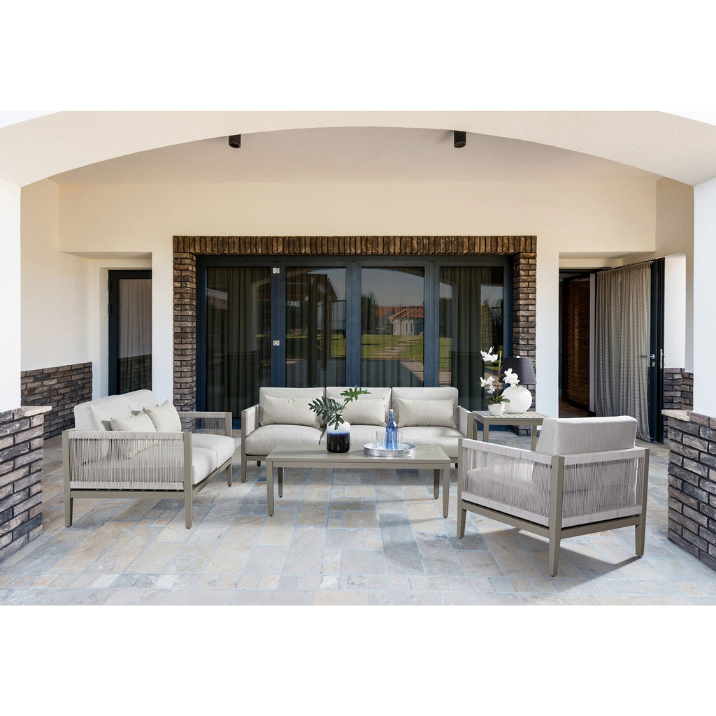 Nicole Club Chair - Aluminum - - Greathouse