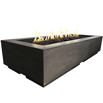 Louvre Long Rectangle Fire Pit