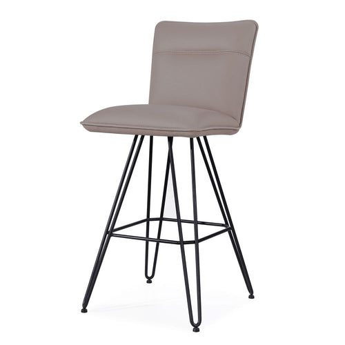 Demi Swivel Bar Stool Taupe - Bar Stools - - Greathouse