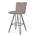 Demi Swivel Counter Stool Taupe - Bar Stools - - Greathouse