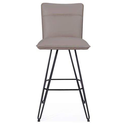 Demi Swivel Bar Stool Taupe - Bar Stools - - Greathouse