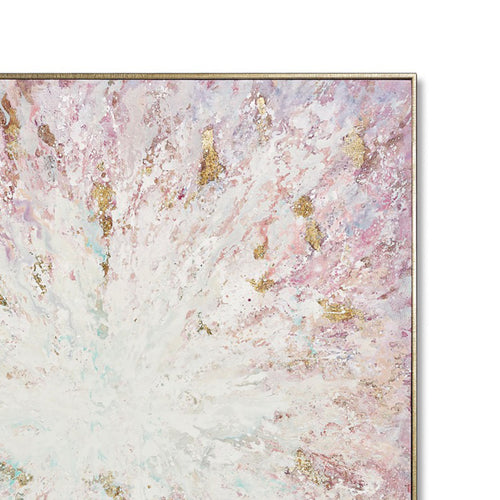 Blooming Dream Hand-Painted Canvas Artwork Oil Painting 48.75 x 48.75 - Framed - Art - - Greathouse