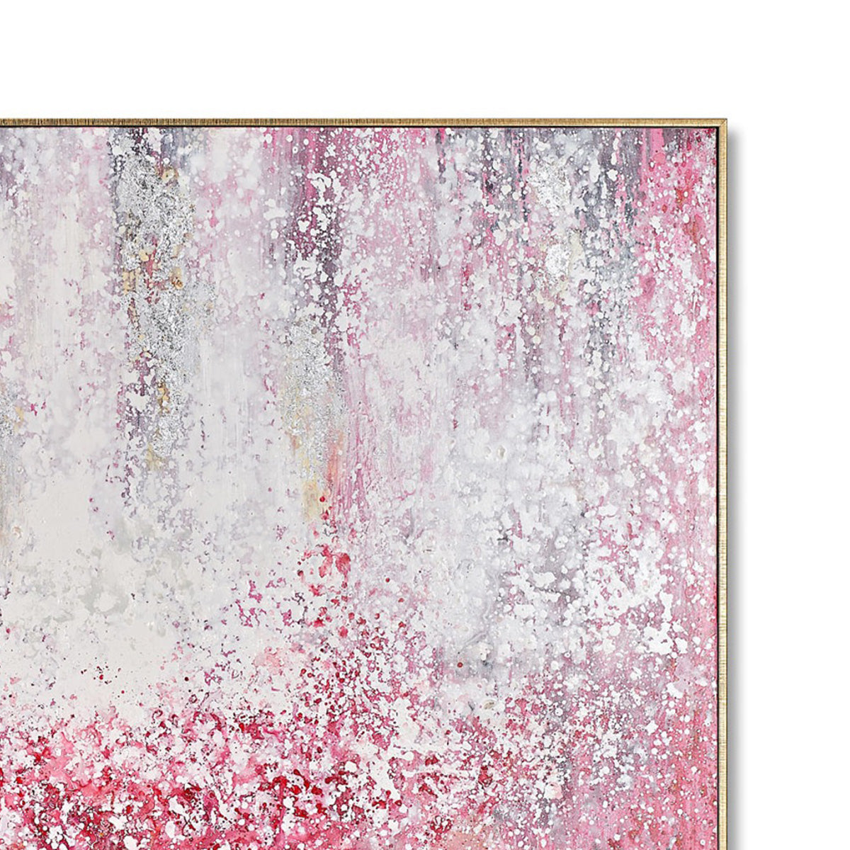 Festive Dream Hand-Painted Canvas Artwork Oil Painting 48.75 x 48.75 - Framed