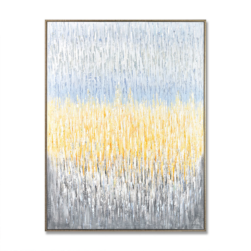Spring Time Hand-Painted Canvas Artwork Oil Painting 30.75 x 40.75 - Framed - Art - - Greathouse