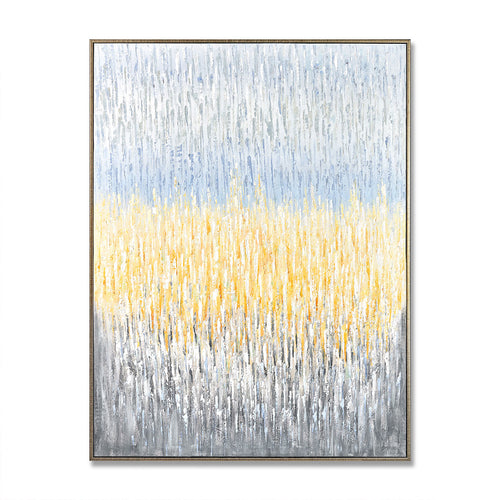 Spring Time Hand-Painted Canvas Artwork Oil Painting 30.75 x 40.75 - Framed - Art - - Greathouse