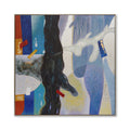 Latin Modern Hand-Painted Canvas Artwork Oil Painting 36 x 36 - Framed - Art - - Greathouse