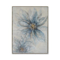 Floral Story Hand-Painted Canvas Artwork Oil Painting 36 x 48 - Framed - Art - - Greathouse