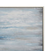 Blue Morning Hand-Painted Canvas Artwork Oil Painting 50 x 50 - Framed