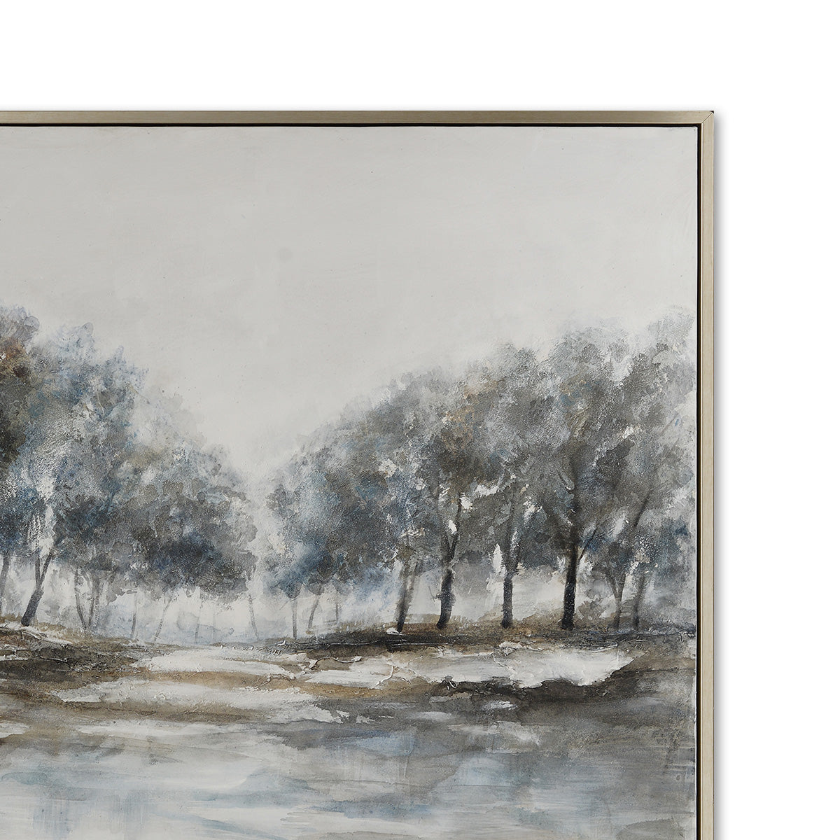 Autumn Afternoon Hand-Painted Canvas Artwork Oil Painting 40 x 60 - Framed