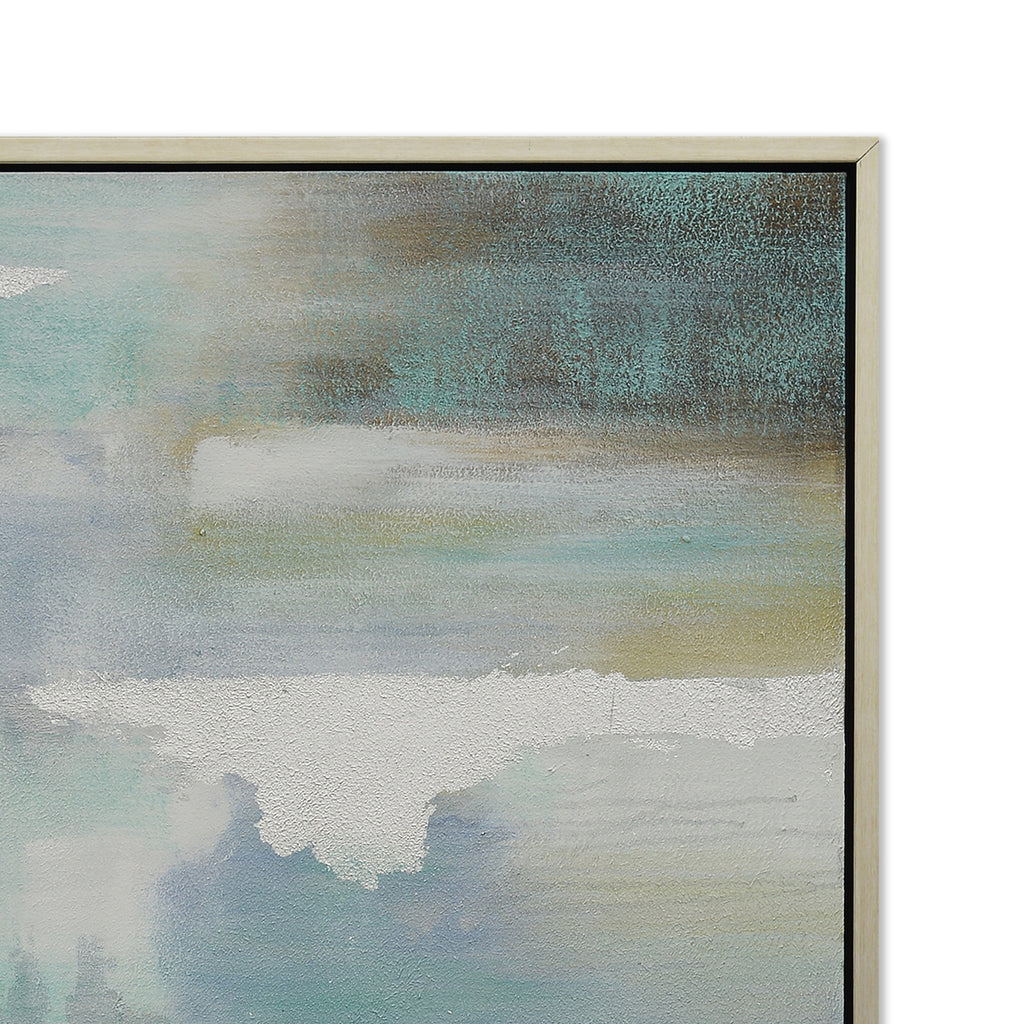 Inspiring Cloud Hand-Painted Canvas Artwork Oil Painting 40 x 60 - Framed - Art - - Greathouse