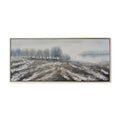 Dutch Detour Hand-Painted Canvas Artwork Oil Painting 30 x 72 - Framed - Art - - Greathouse