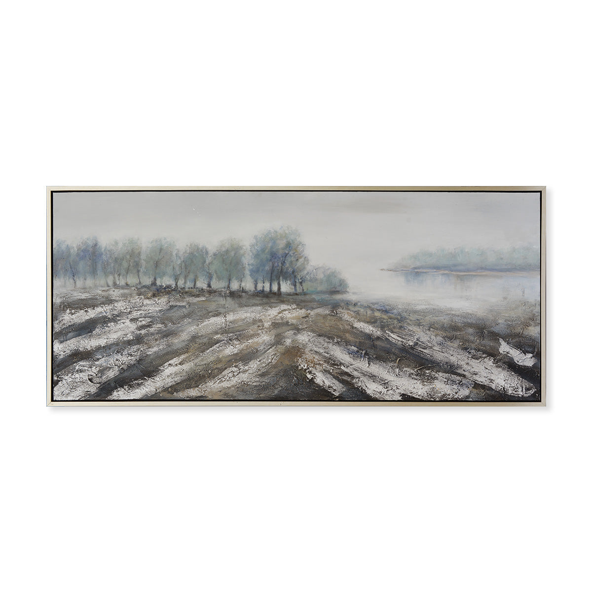 Dutch Detour Hand-Painted Canvas Artwork Oil Painting 30 x 72 - Framed