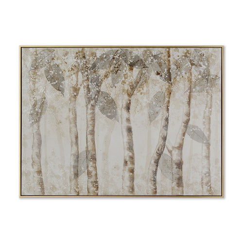 My Forest Hand-Painted Canvas Artwork Oil Painting 36 x 48 - Framed - Art - - Greathouse