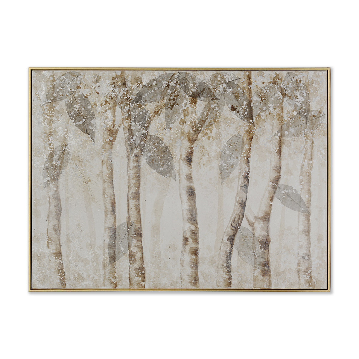 My Forest Hand-Painted Canvas Artwork Oil Painting 36 x 48 - Framed