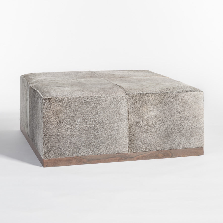 Felix Large Leather Ottoman - ottomans - - Greathouse