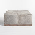 Felix Large Leather Ottoman - ottomans - - Greathouse