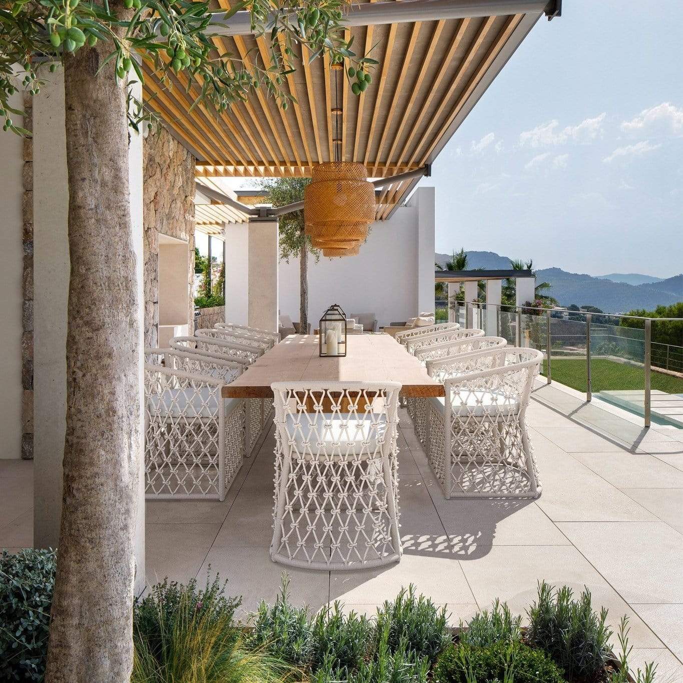 Amelia Outdoor Dining Chair - White - Outdoor Dining Chairs - - Greathouse