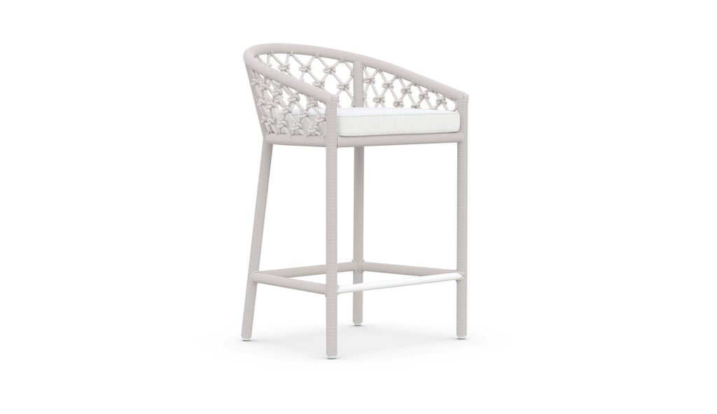 Amelia Outdoor Counter Stool - Sand - outdoor bar counter stool - - Greathouse