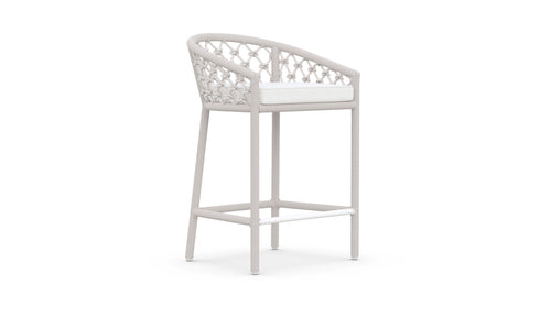 Amelia Outdoor Counter Stool - Sand - outdoor bar counter stool - - Greathouse