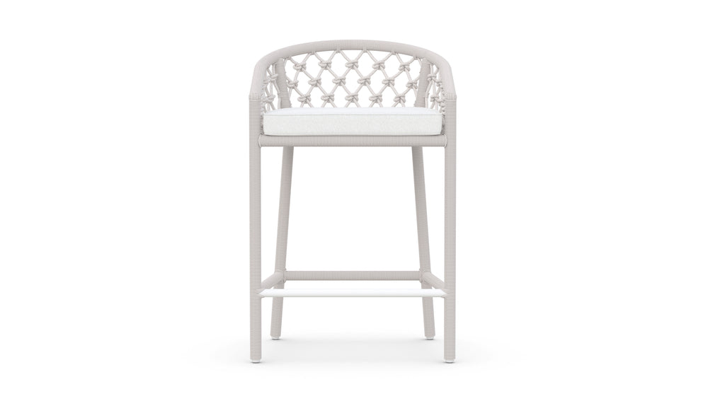 Amelia Outdoor Counter Stool - Sand - outdoor bar counter stool - - Greathouse