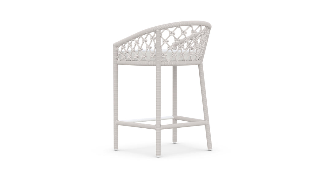 Amelia Outdoor Counter Stool - Sand - outdoor bar counter stool - - Greathouse